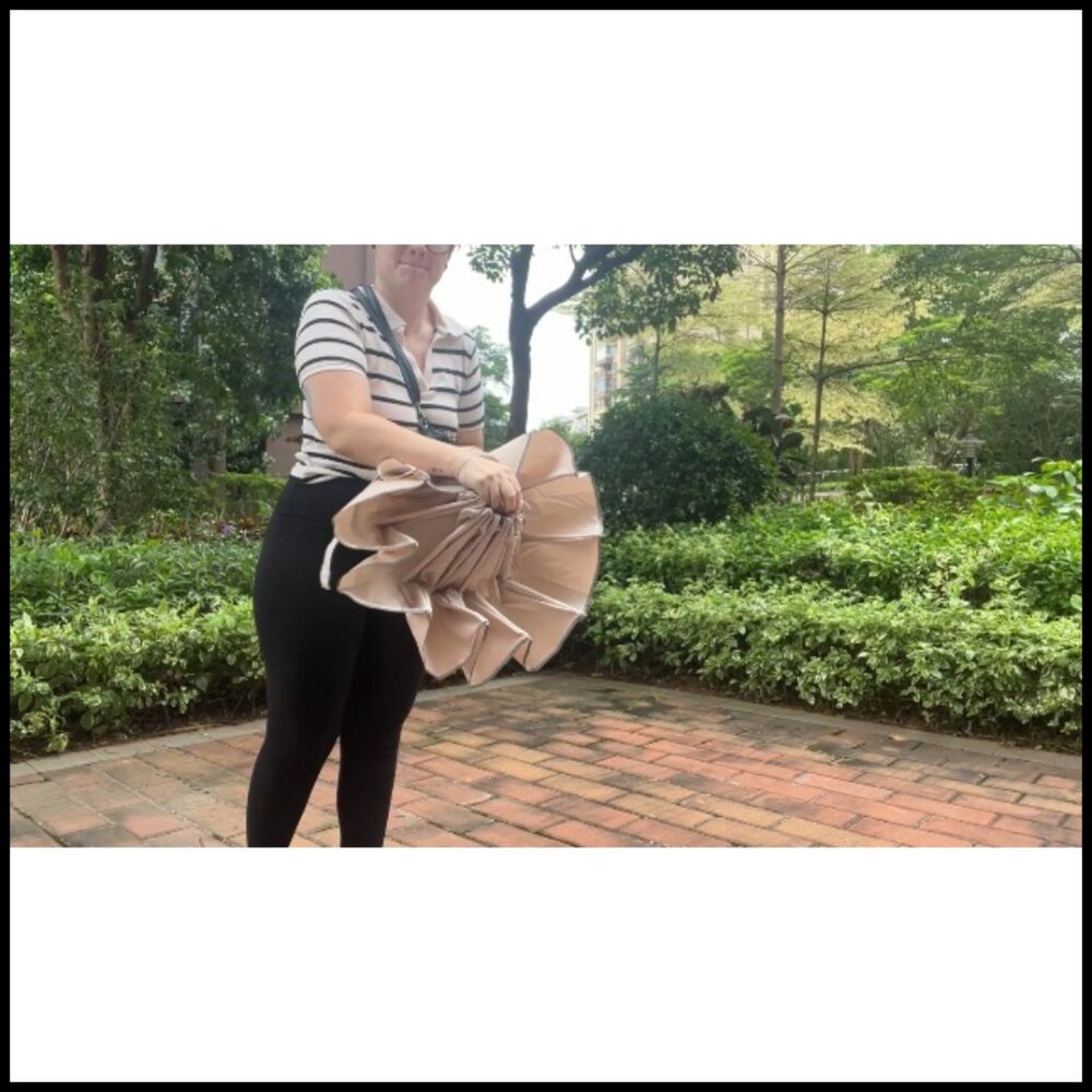 Compact Windproof Reverse Folding Travel Umbrella… - image 7